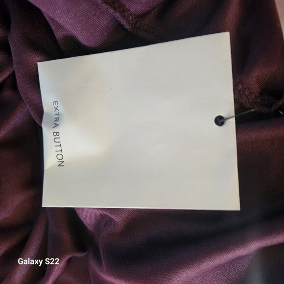 Calvin Klein Maroon and Gold Baby doll dress. NWT. Size 12 - Picture 11 of 12